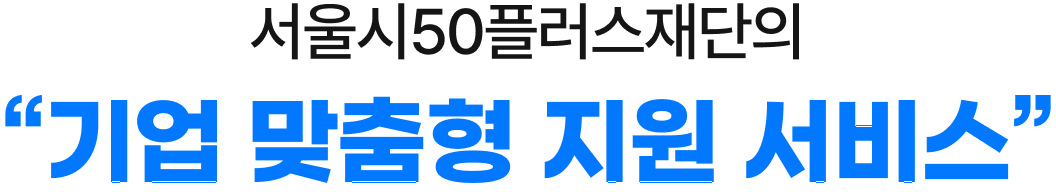 기업 맞춤형 지원 서비스