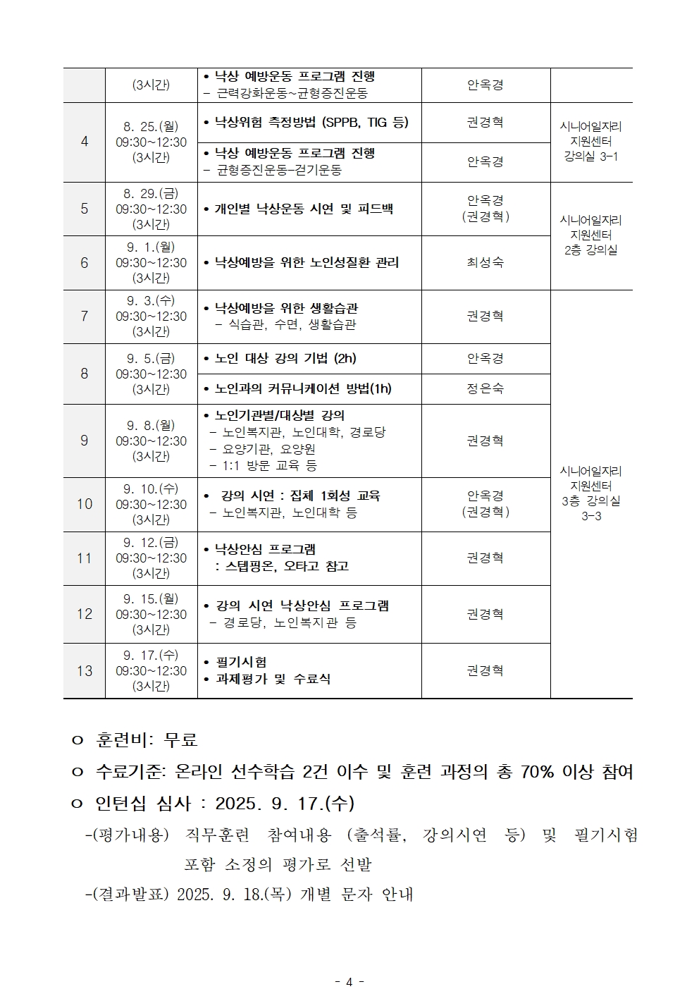 1.+공고문_2025년+서울+시니어+잡+챌린지+신노년+맞춤형+직무훈련+'낙상안전지도+강사양성과정'+참여자+최종+선발결과+안내004.jpg