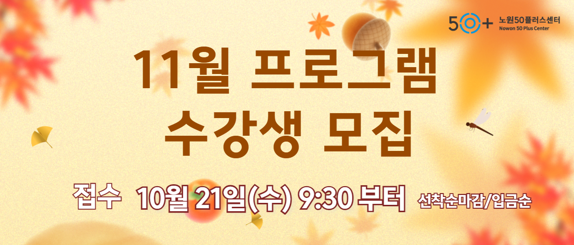 11월 수강생 모집